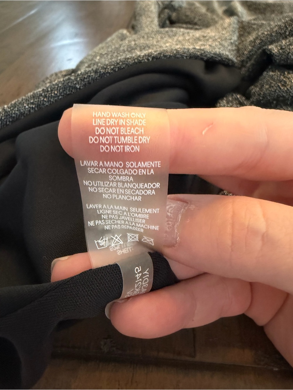 Calvin Klein Metallic Silver Ruched Knot Long Sleeve Cocktail Dress - Picture 7 of 14